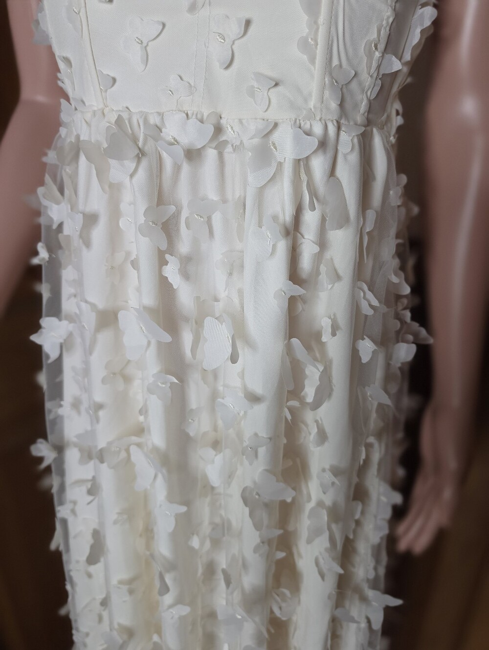 NWT Thirty Thirty LA 3D Butterfly Applique Dress M - Picture 10 of 12